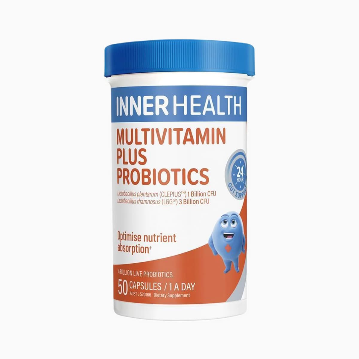 Inner Health Multivitamin Plus Probiotics 50 Capsules