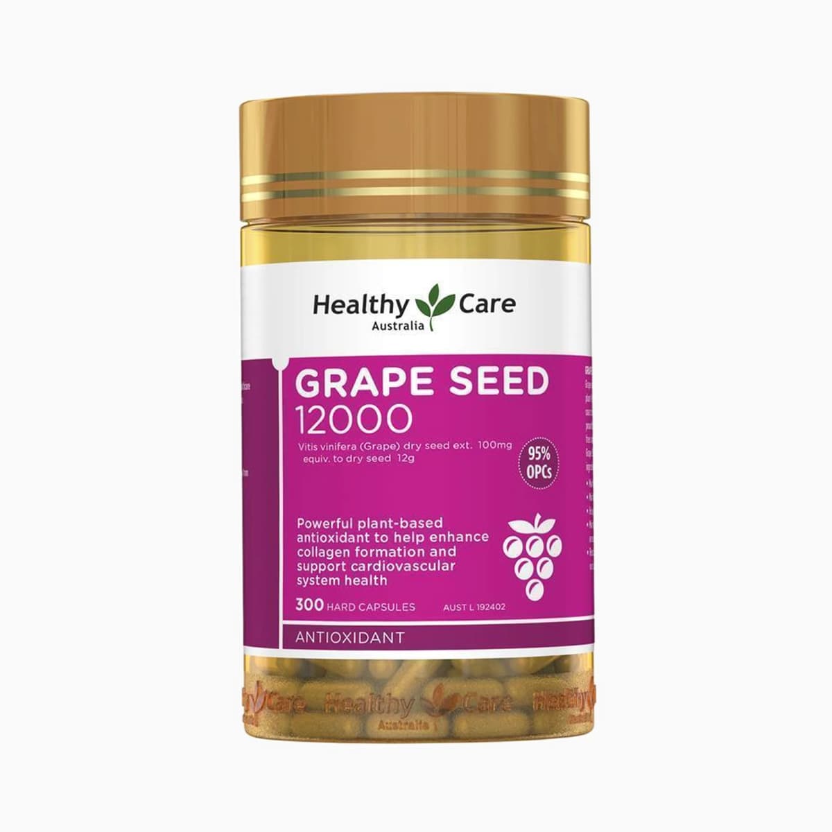 Healthy Care Grape Seed Extract 12000 300 Capsules