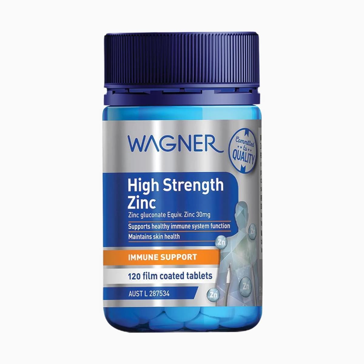 Wagner High Strength Zinc 120 Tablets
