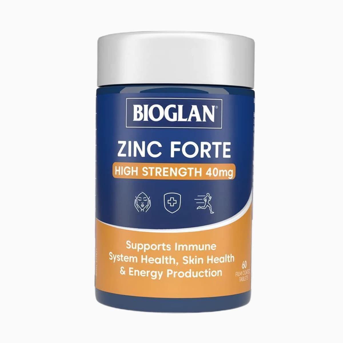 Bioglan Zinc Forte High Strength 40mg 60 Tablets
