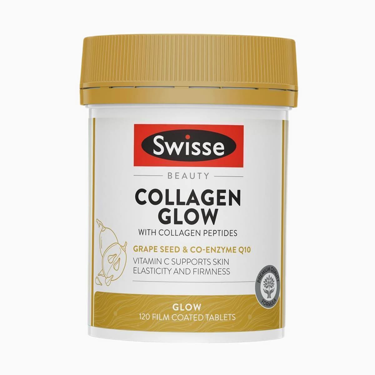 Swisse Beauty Collagen Glow with Collagen Peptides 120 Tablets