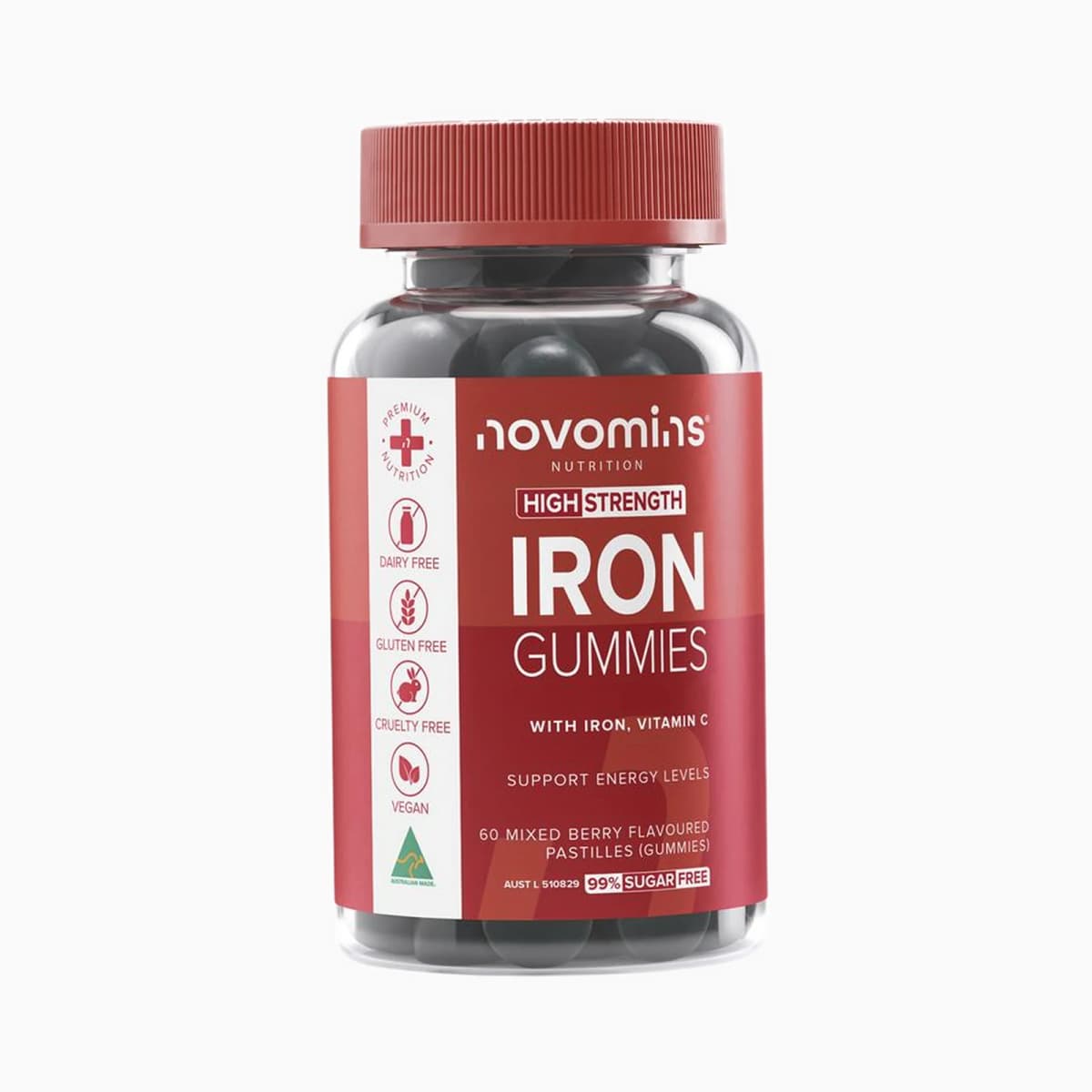 Novomins Iron 60 Gummies