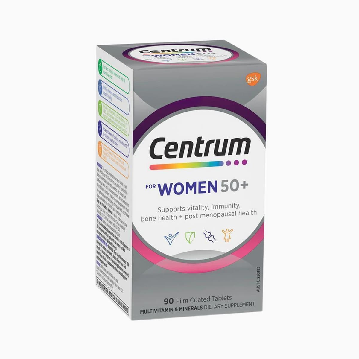 Centrum For Women 50+ 90 Tablets