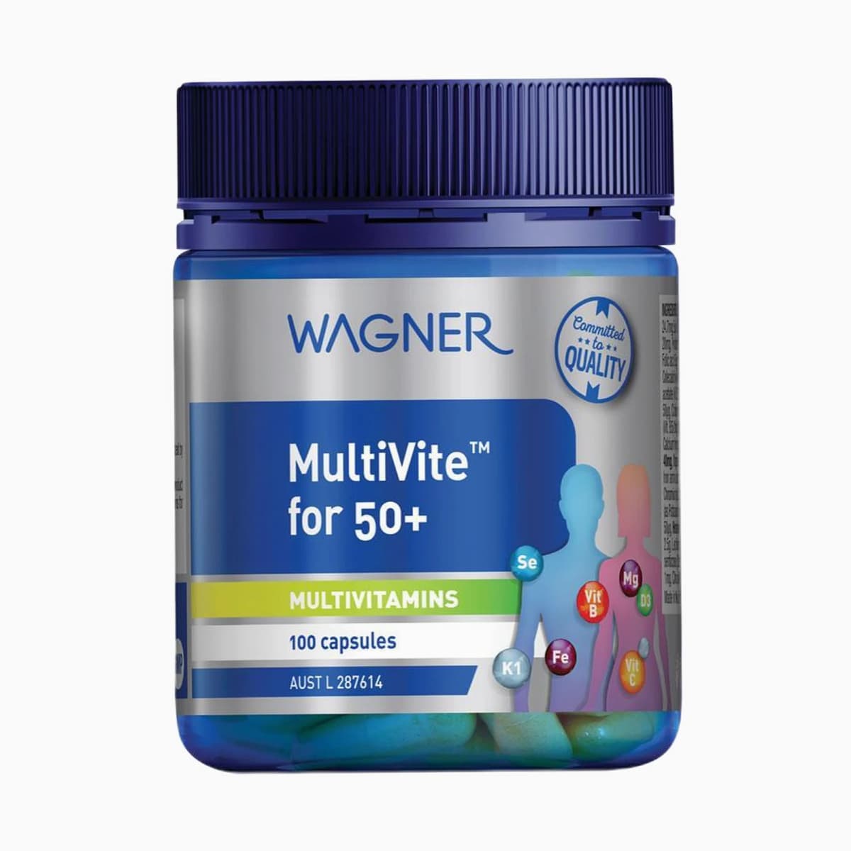 Wagner Multivite For 50+ 100 Capsules