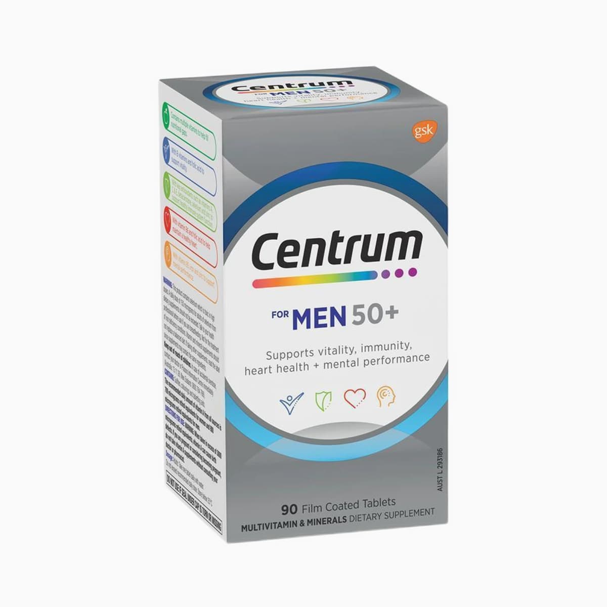 Centrum For Men 50+ 90 Tablets