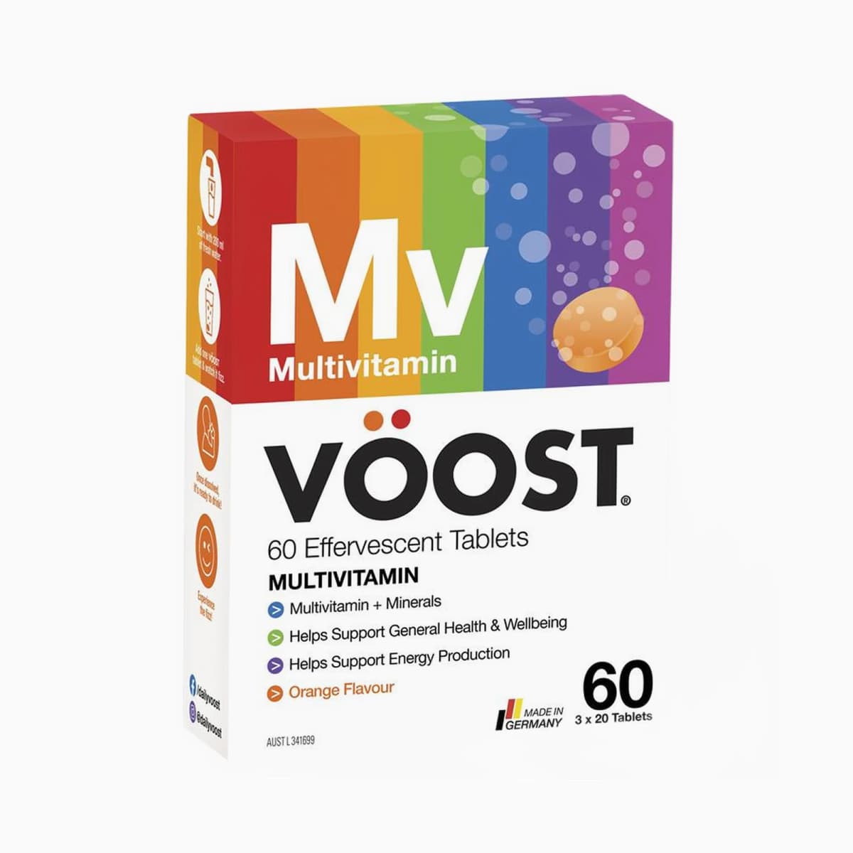 VOOST Multivitamin Effervescent 60 Pack