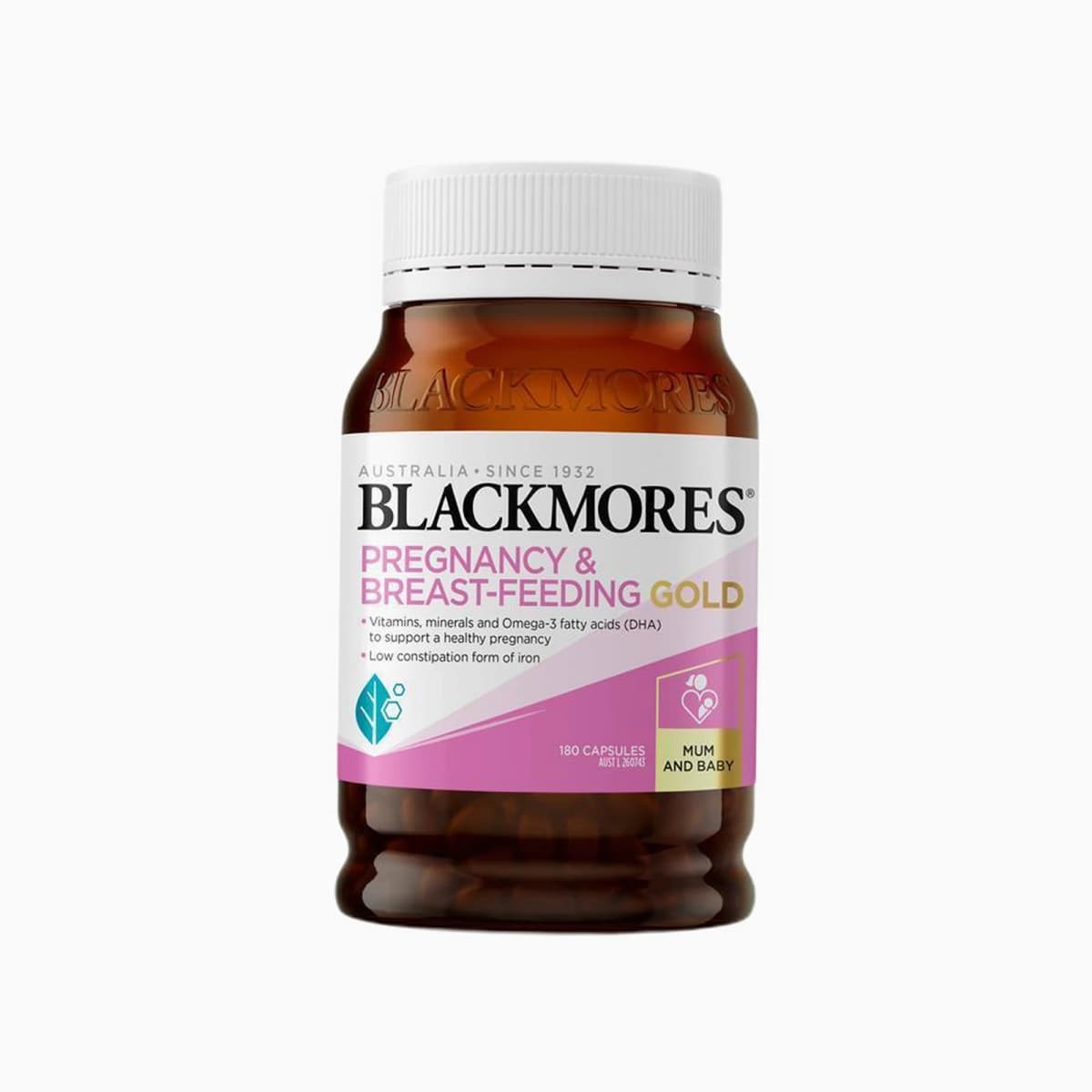 Blackmores Pregnancy and Breastfeeding Gold 180 Capsules