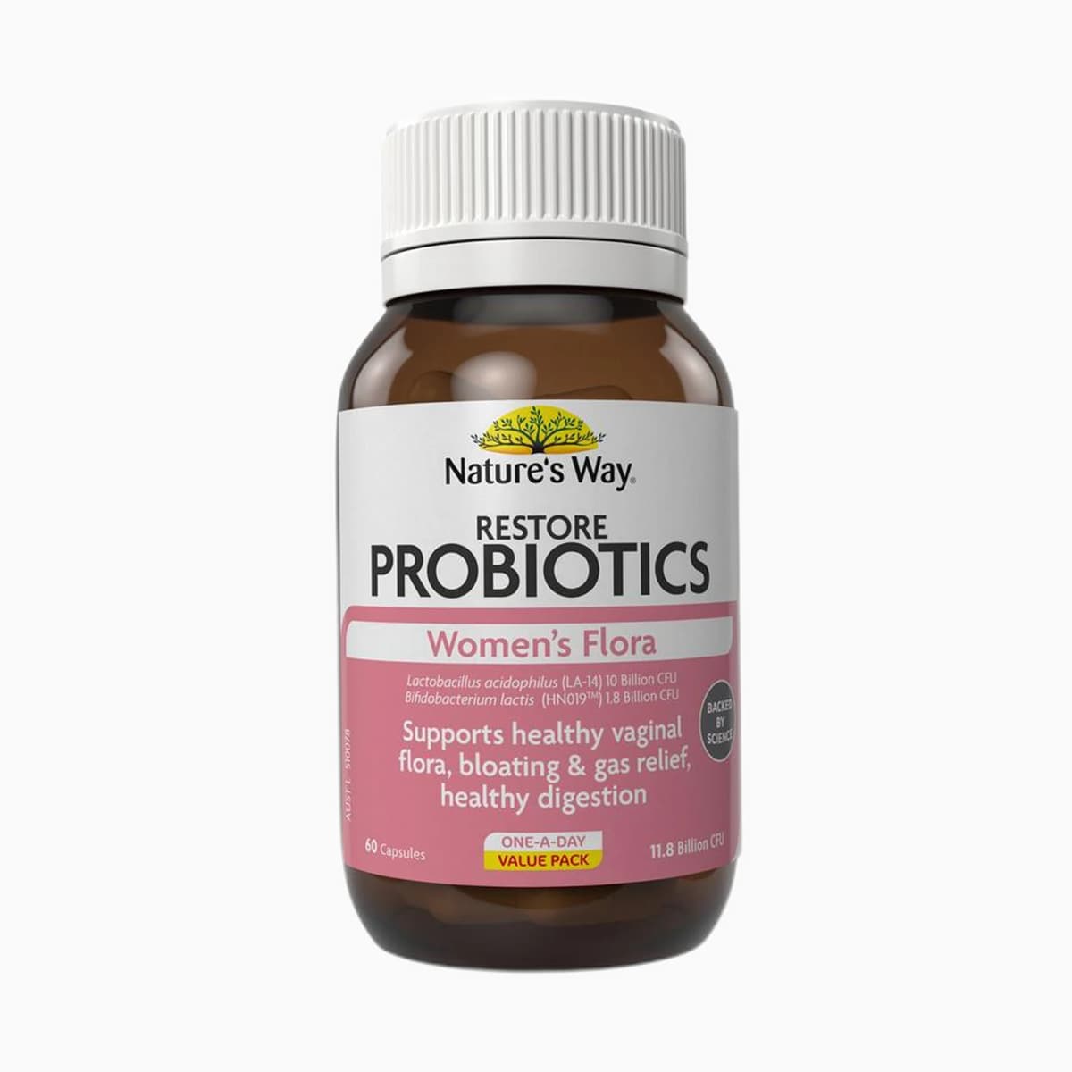 Nature's Way Restore Probiotics Women's Flora 60 Capsules