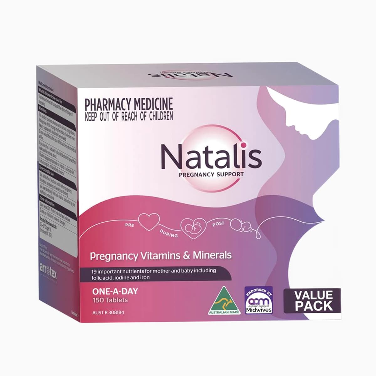 Natalis Pregnancy Support 150 Tablets
