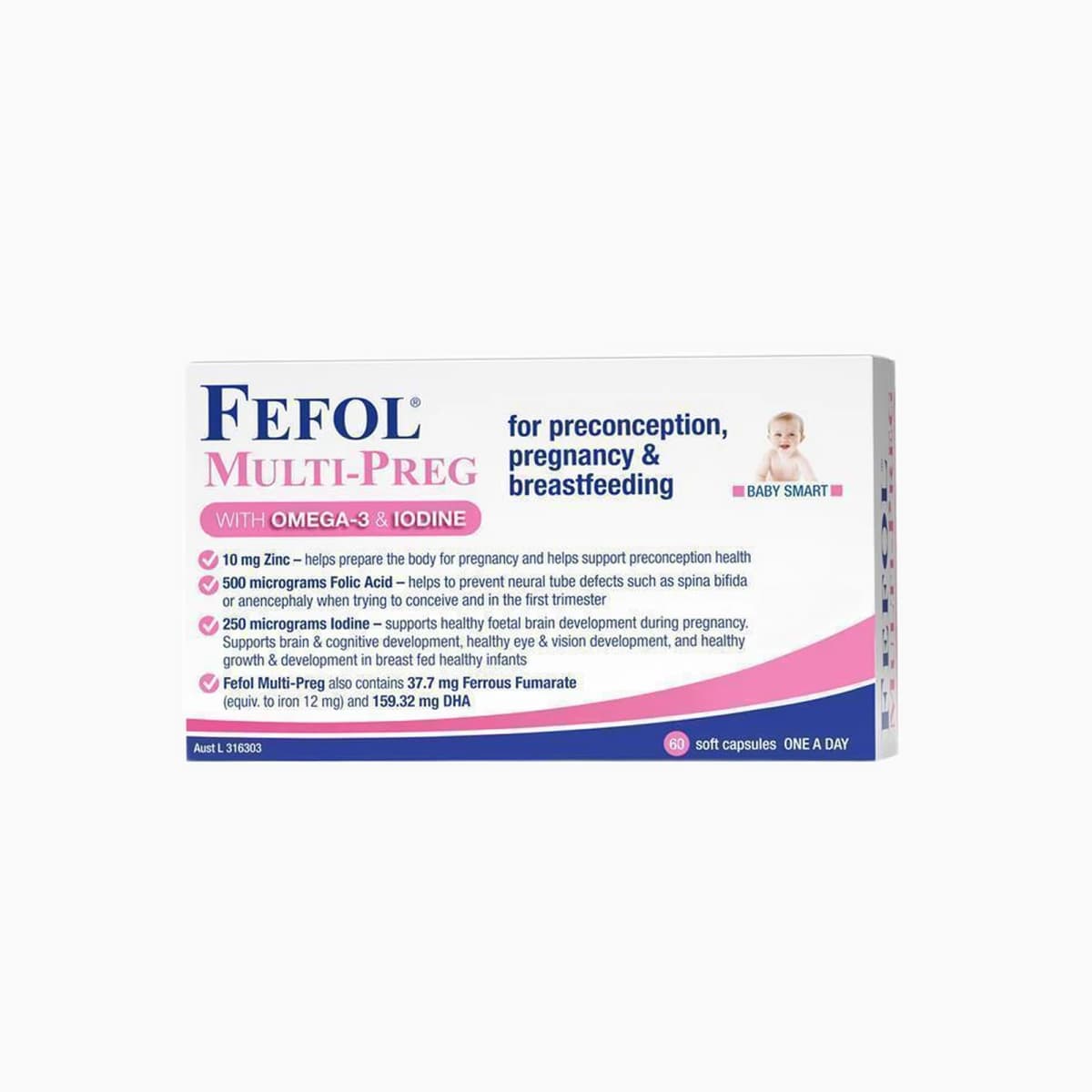 Fefol Multi-Preg 60 Capsules