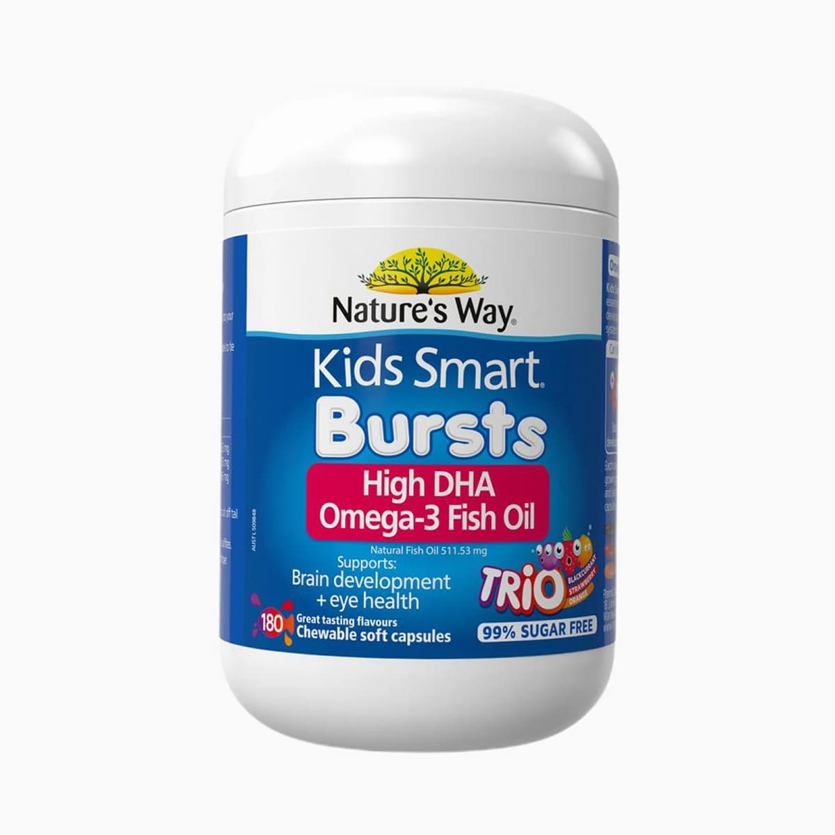 Nature's Way Kids Smart Omega-3 Fish Oil 180 Capsules