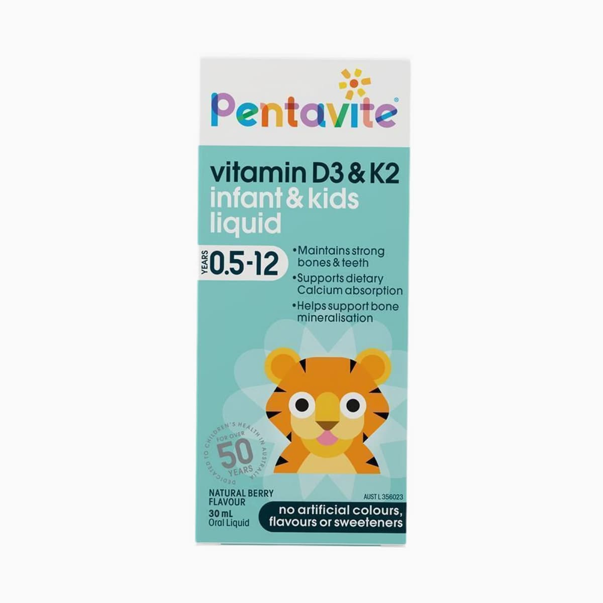 Pentavite Vitamin D3 & K2 Kids Liquid 30ml