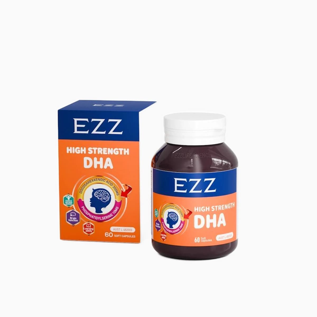 EZZ High Strength DHA 60 Capsules