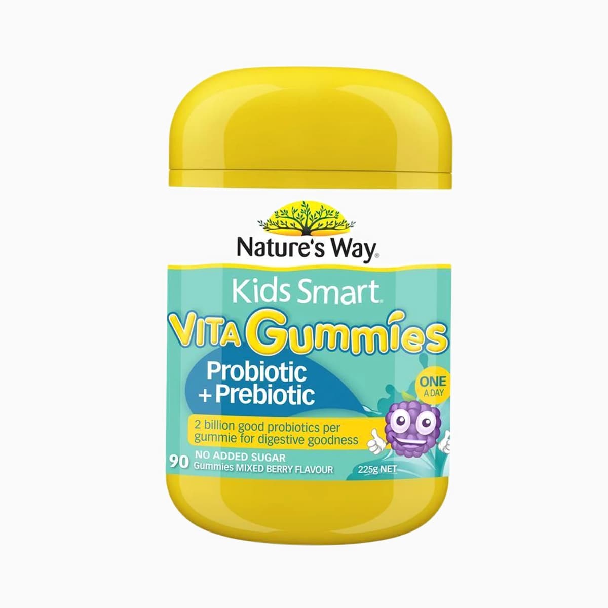 Nature's Way Kids Smart Vita Gummies Probiotic + Prebiotic 90 Pastilles