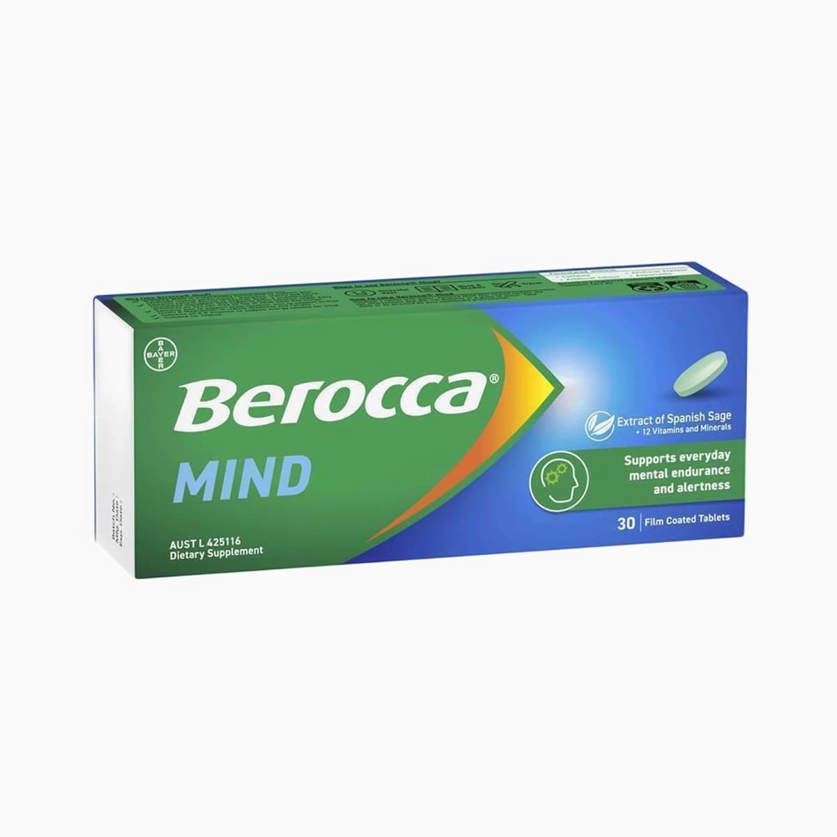 Berocca Mind with Sage 30 Tablets