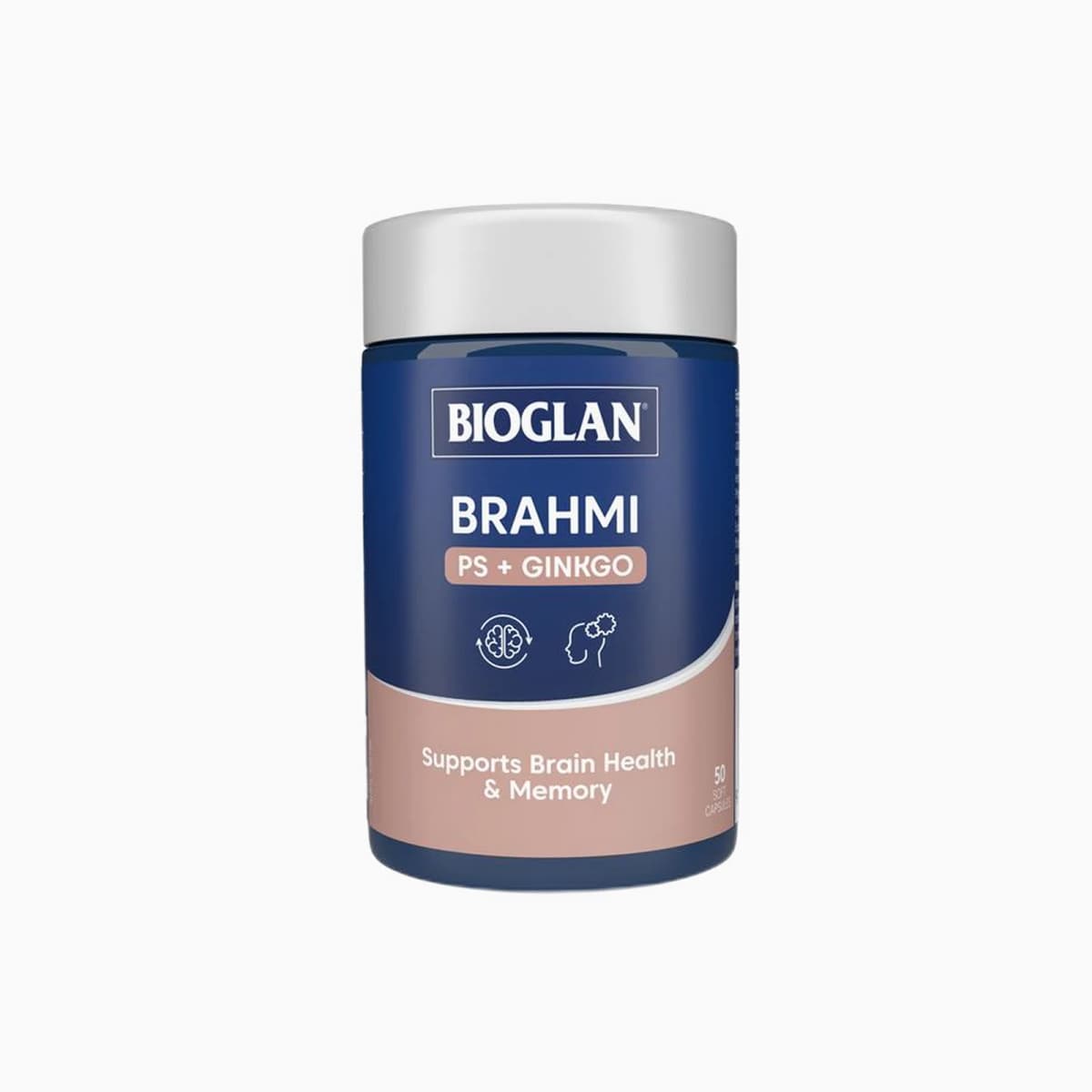 Bioglan Brahmi + PS + Ginkgo Focus 50 Capsules