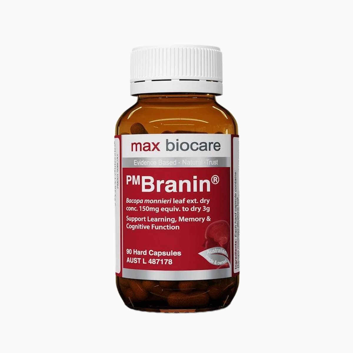 Max Biocare Branin 90 Capsules