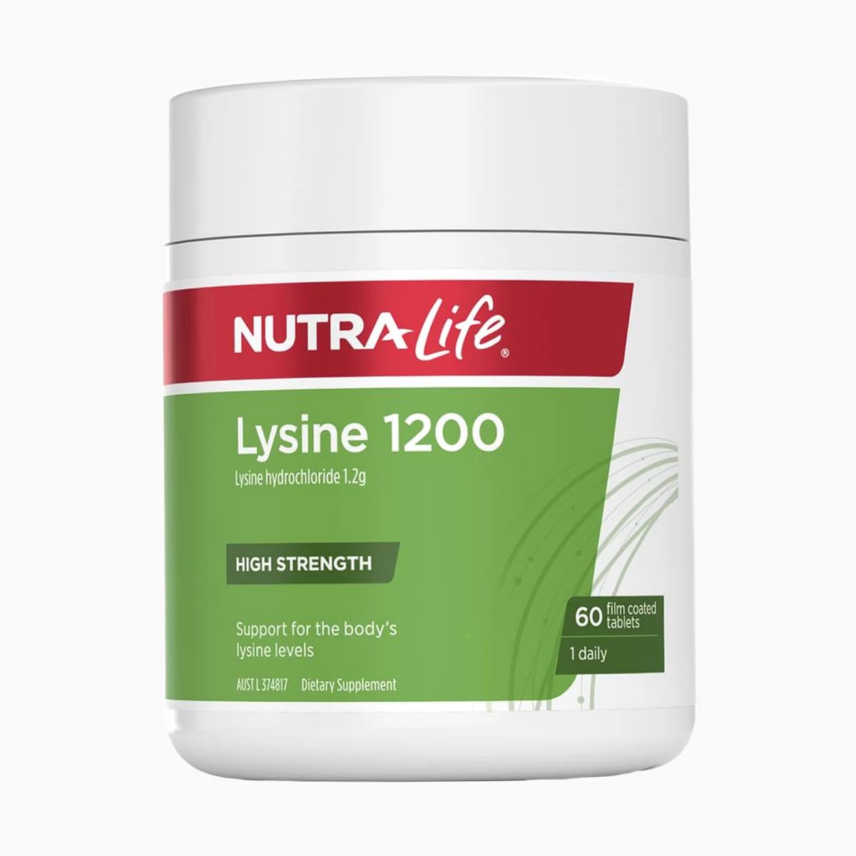 Nutra-Life Lysine 1200mg 60 Tablets