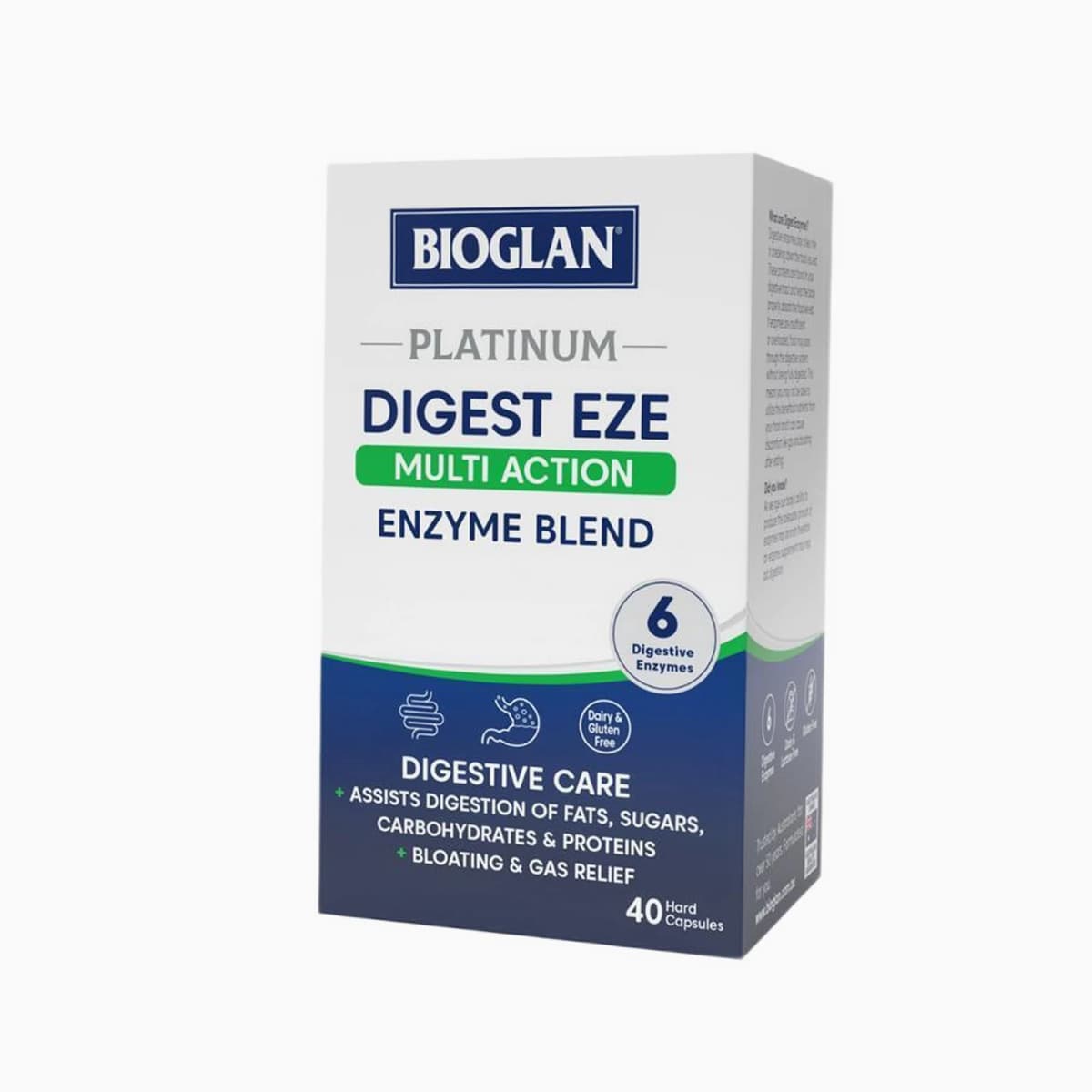 Bioglan Platinum Digest Eze Multi Action 40 Capsules
