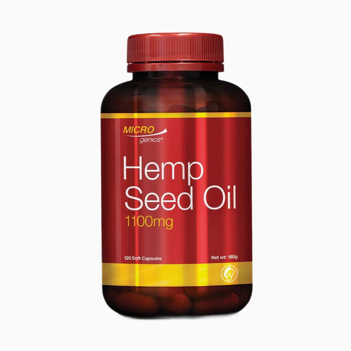 Microgenics Hemp Seed Oil 1100mg 120 Capsules