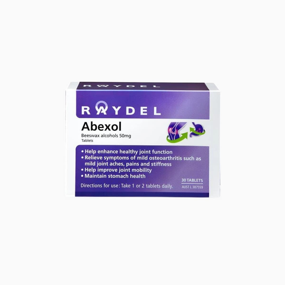 Raydel Abexol 50mg 30 Tablets