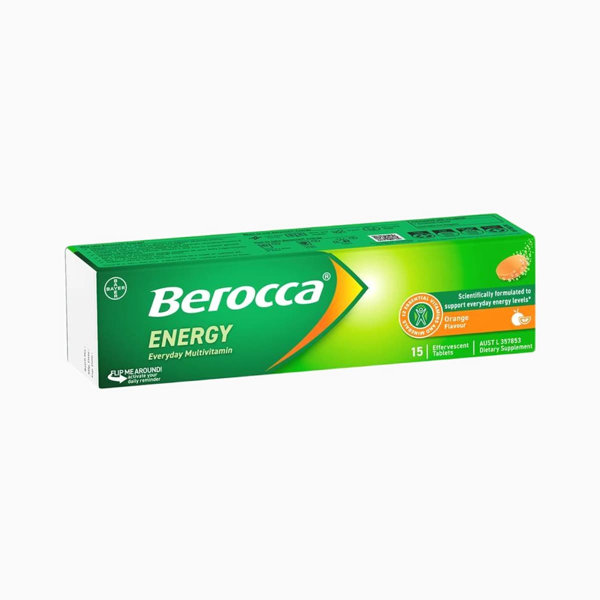Berocca Energy Orange 15 Effervescent Tablets