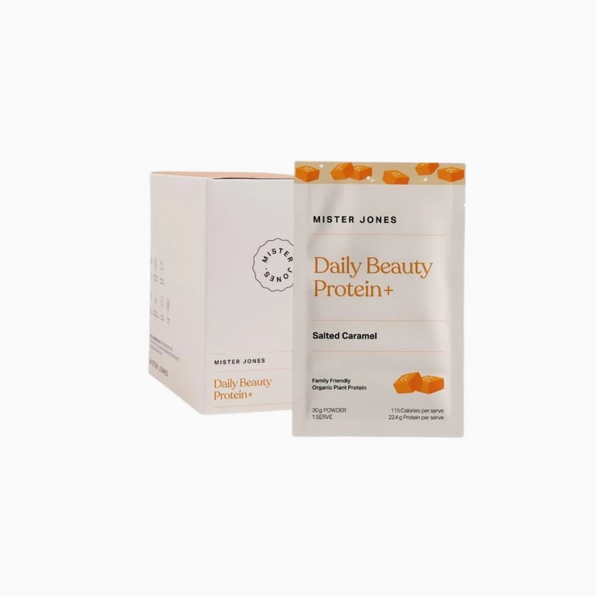 Mister Jones Daily Beauty Protein+ Salted Caramel 12 Sachets