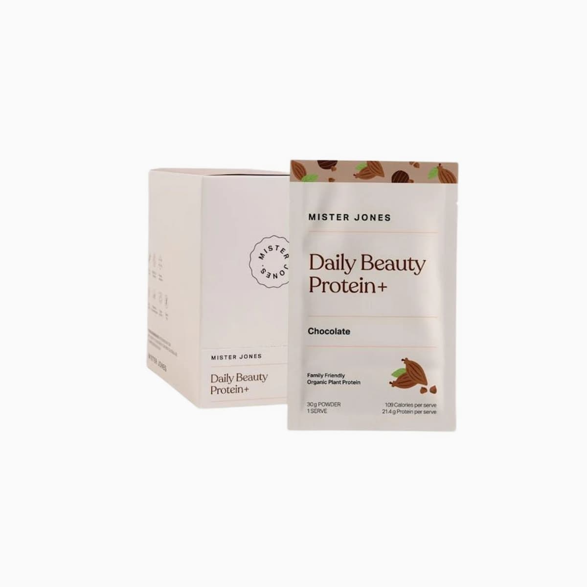Mister Jones Daily Beauty Protein+ Chocolate 12 Sachets