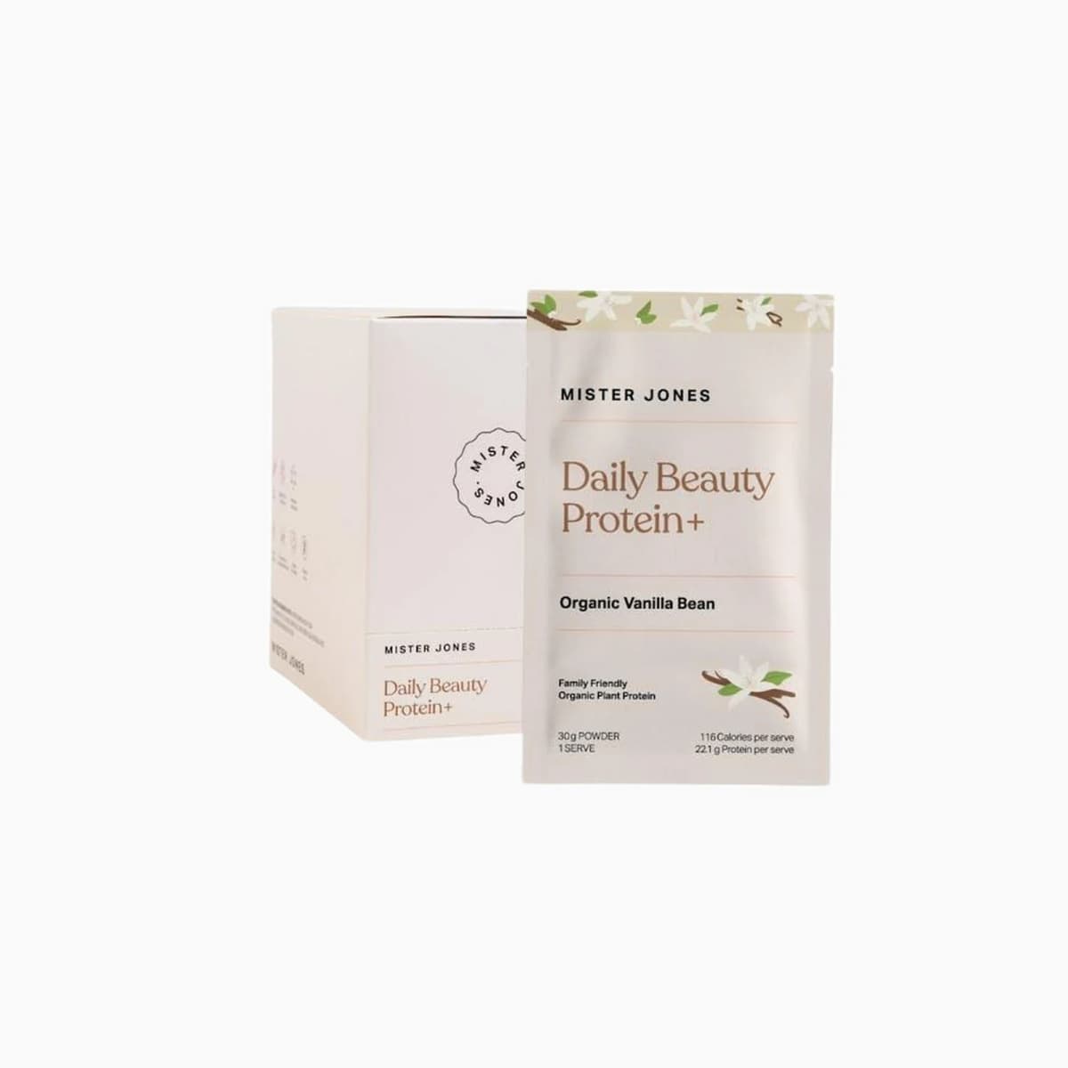 Mister Jones Daily Beauty Protein+ Vanilla 12 Sachets