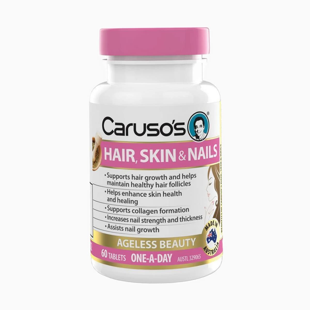 Carusos Hair Skin & Nails 60 Tablets