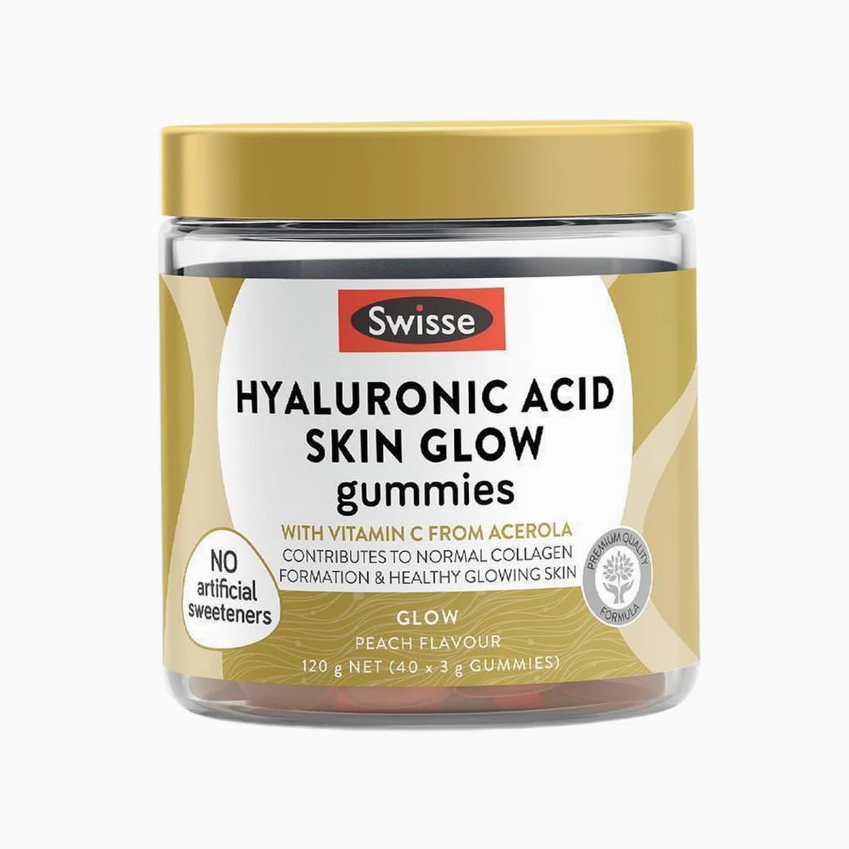 Swisse Beauty Hyaluronic Acid Skin Glow Gummies 40 Pack