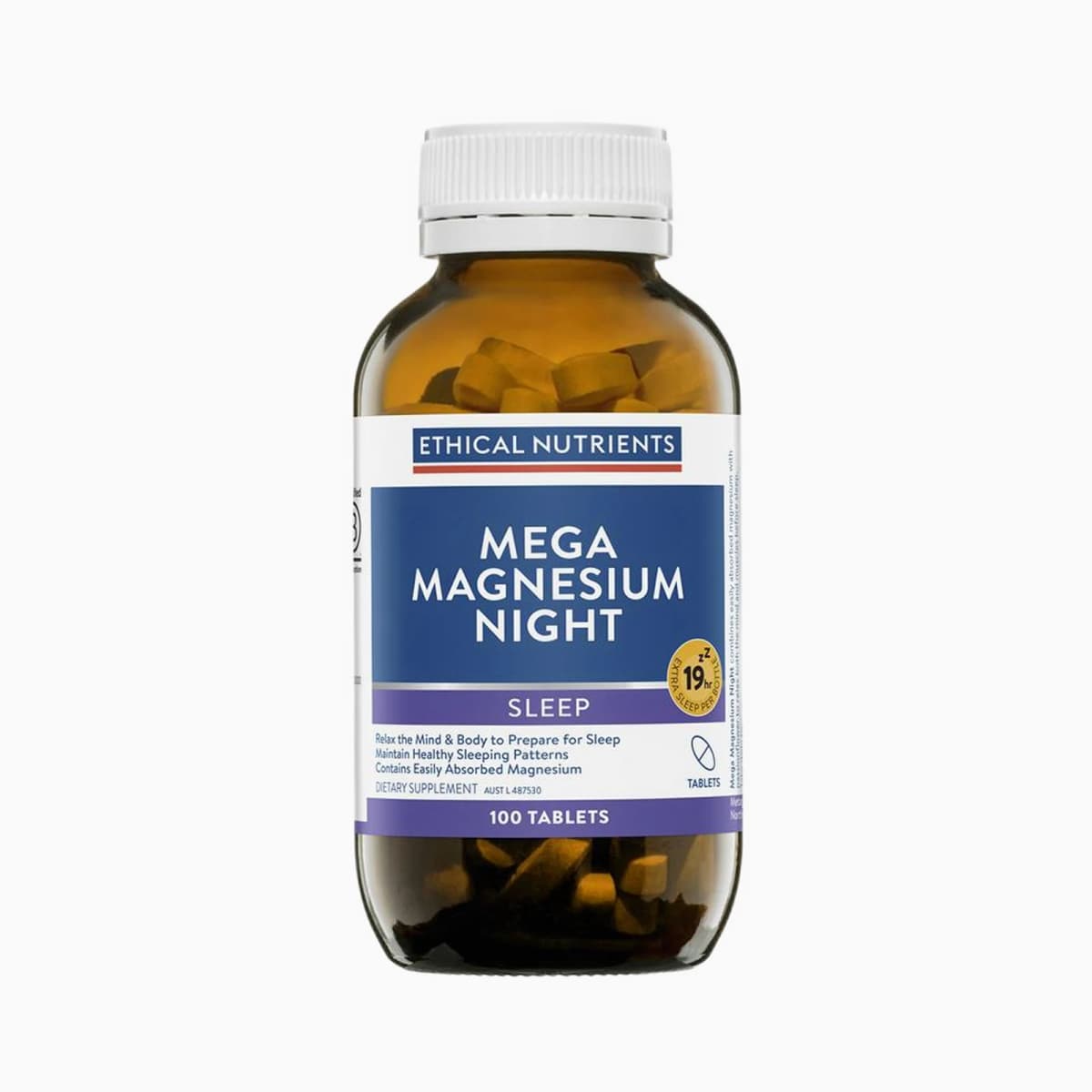 Ethical Nutrients Mega Magnesium Night 100 Tablets