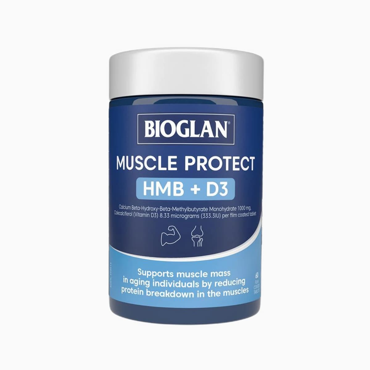 Bioglan Muscle Protect HMB + D3 60 Tablets