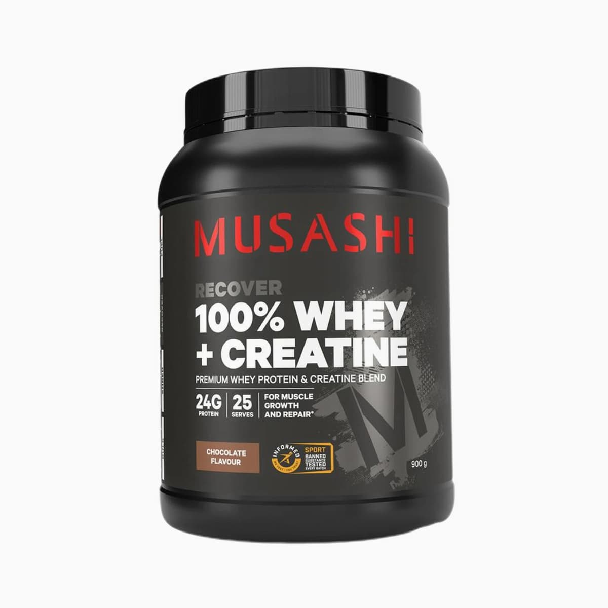 Musashi 100% Whey + Creatine Chocolate 900g