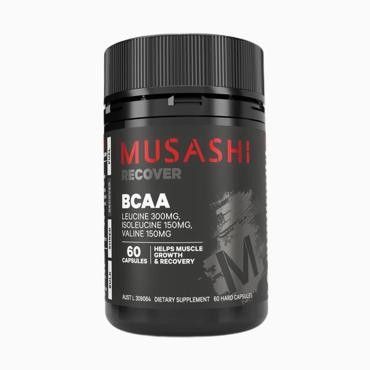 Musashi Muscle Recovery BCAAs 60 Capsules